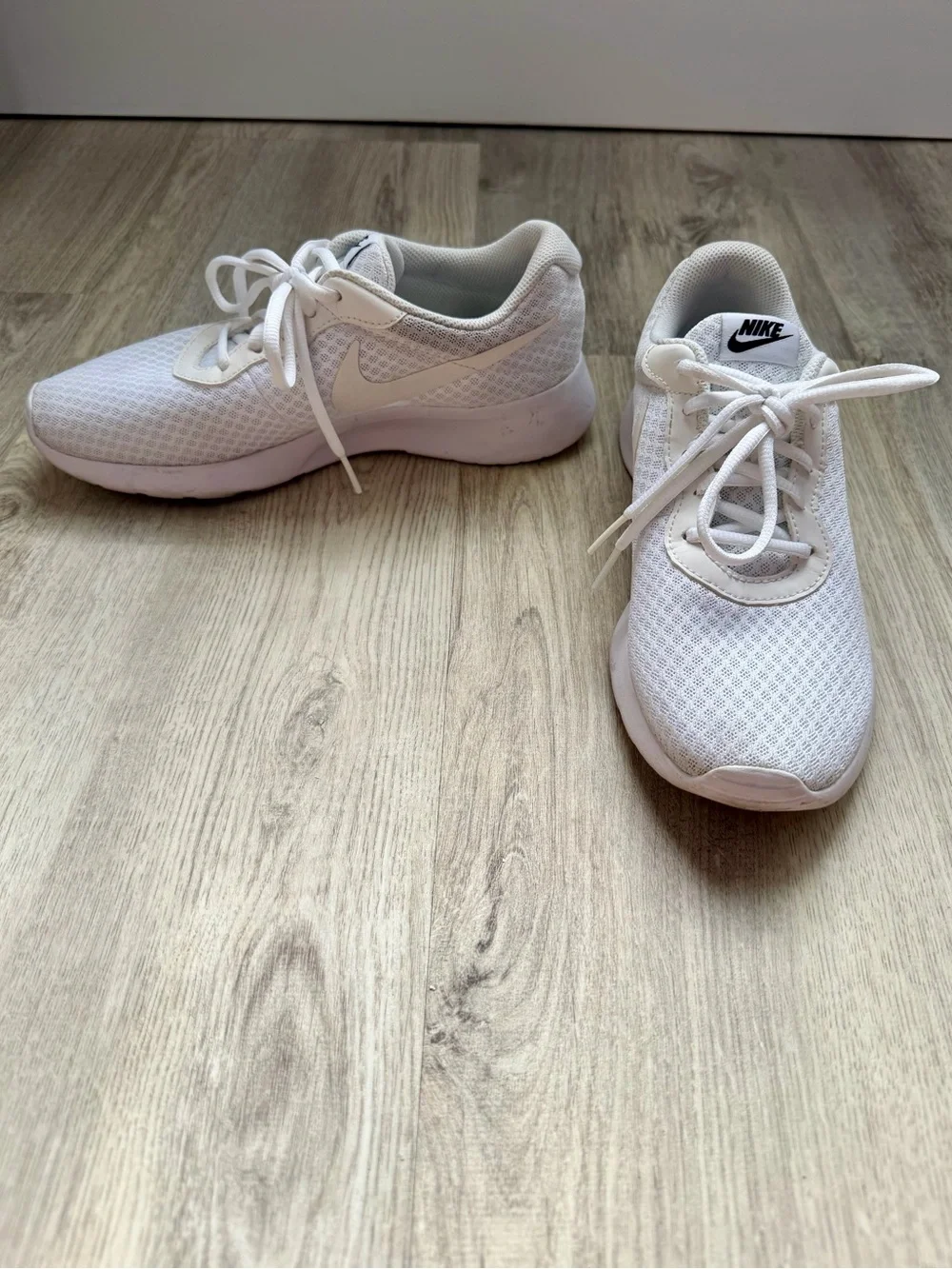 Nike - Women’s White Mesh Lace-Up Sneakers - size 7.5